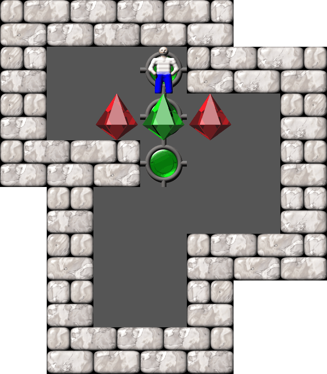 Sokoban Funny Template Levels level 54